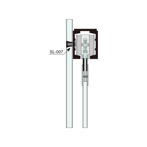 Fixed Clamp (track to glass)