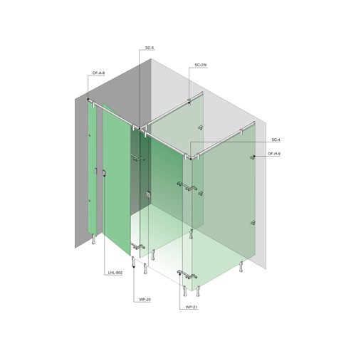 Stainless Steel Glass Panel Support Leg