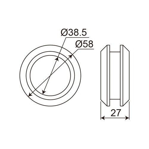 Circle Shape Glass Door Handle