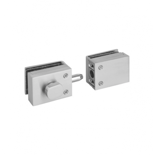 Zinc Alloy No Glass Cutout Glass to Glass Lock