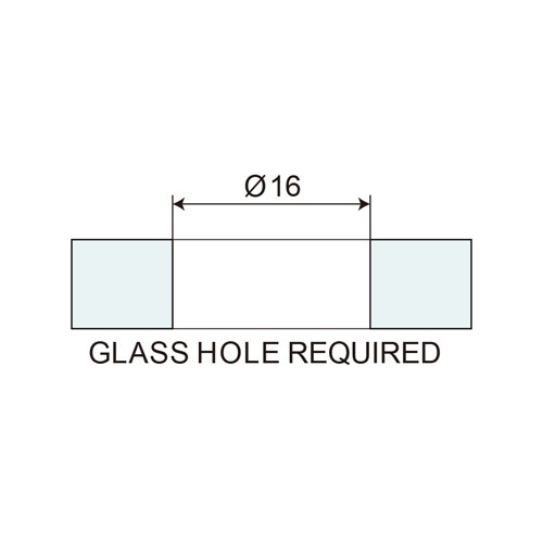 Stainless Steel Adjustable Cylindrical Shape Glass Standoff