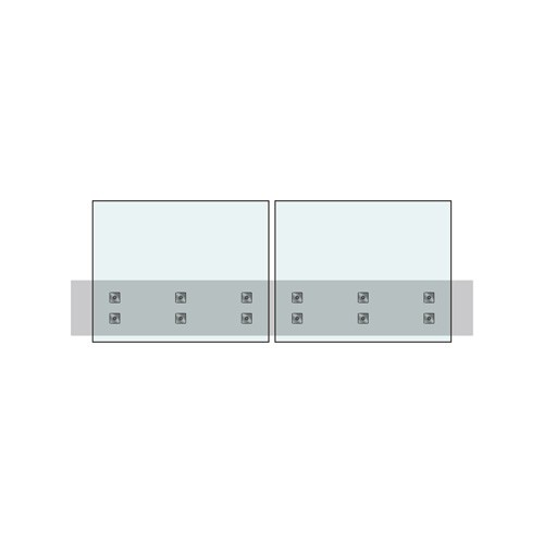 Stainless Steel Adjustable Cylindrical Shape Glass Standoff