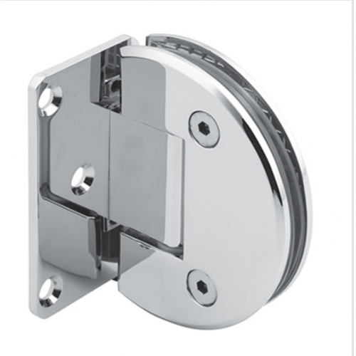 Wall Mount L Shape Full Back Plate Shower Hinge (SHT-R3)
