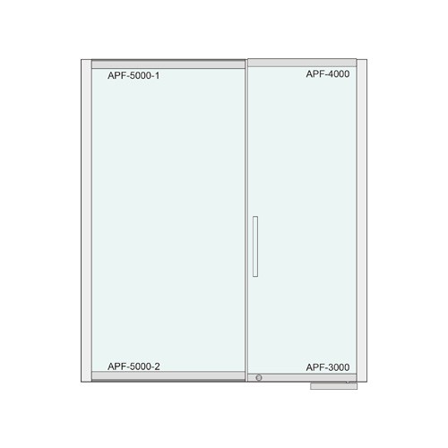 Glass Door Rail