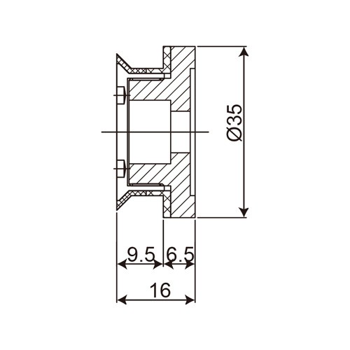 Unadjustable Single Point Fixing Glass Standoff