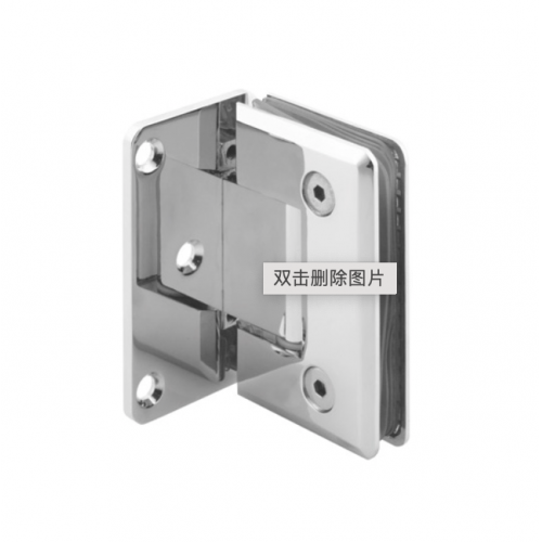 Corner Offset L Shape Full Back Plate Shower Hinge (SHT-C3)