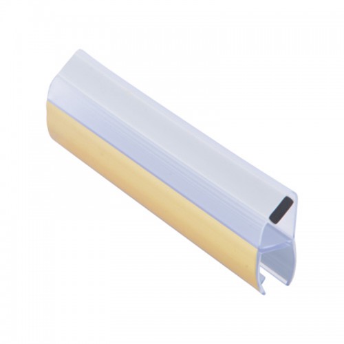 6-12mm Glass Door Golden Finished Magnetic PVC Seal (PS-9M-G)