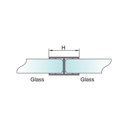 6-12mm Glass Door PVC Seal - No Glue Required (PS-23)