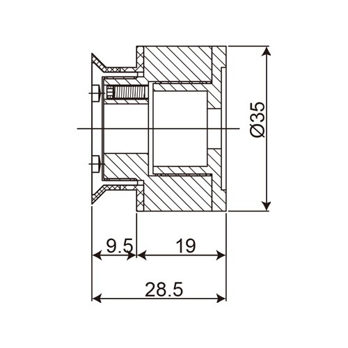 Adjustable Single Point Fixing Glass Standoff (OF-F-5)