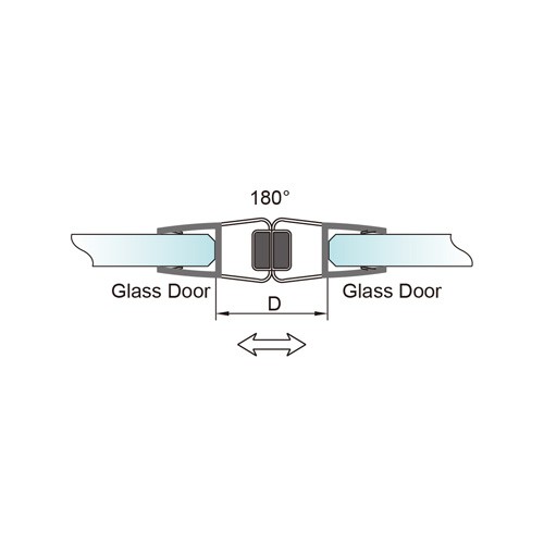6-12mm Glass Door Magnetic PVC Seal - No Glue Required (PS-40M)