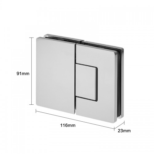 Glass to Glass 180° Shower Hinge (SH180-A-ADC)