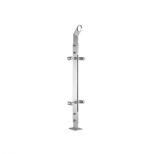Hollow Rectangle Shape Glass Handrail (ST-001)
