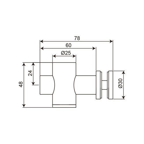 Stainless Steel Glass Angle Brackcet