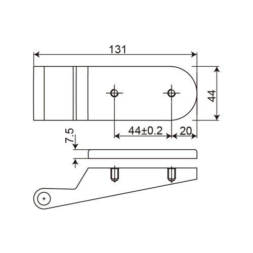 Free Swing Door Hinge of Lever Lockset (SH-S54)