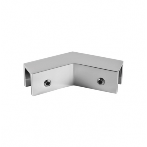 Brass 135° Glass Shelf Clamp (SF-M007)