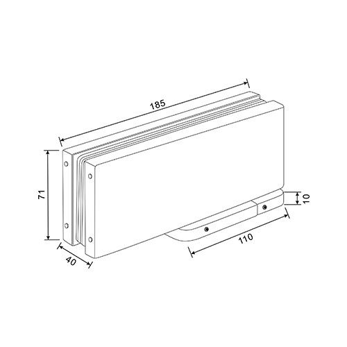 Hydraulic Floor Hinge