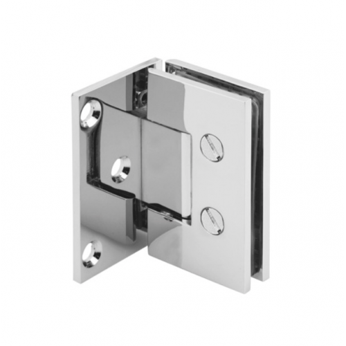 Wall Mount L Shape Full Back Plate Shower Hinge (SHT-B3-SC)