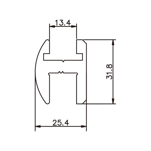 Round Header Support Bar