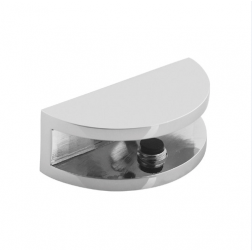 Brass Square Edge Semicircle Shape Shelf Bracket
