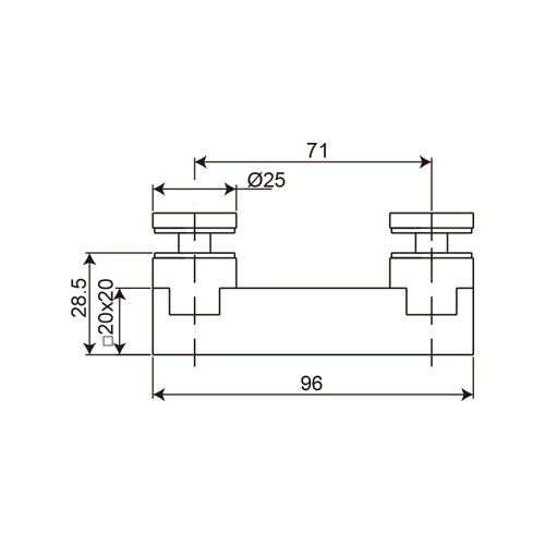 Stainless Steel Glass Mounting Connector