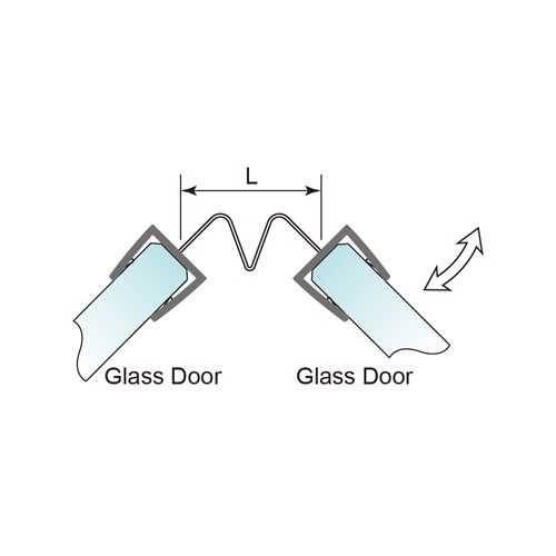 6-10mm Glass Door PVC Seal - No Glue Required (PS-25)