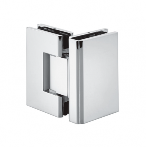 90 Degree L Shape Glass to Glass Shower Hinge (SHL-B-CV)
