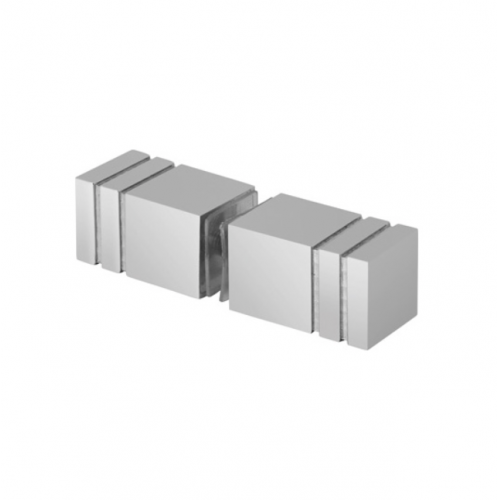 Brass Modern Style Rectangular Double Pull Knob (SK-53S)