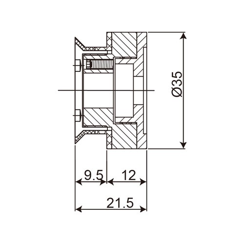 Adjustable Single Point Fixing Glass Standoff (OF-F-3)