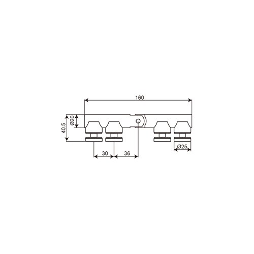 Stainless Steel Glass Door Hinge (SF-13D)