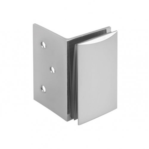 L Shape Full Back Plate Shower Hinge