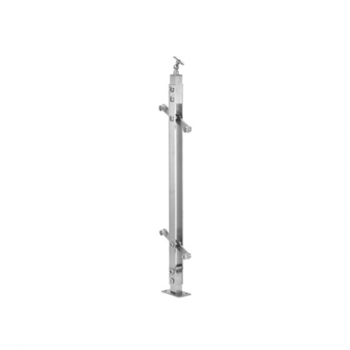 Hollow Rectangle Shape Glass Handrail (ST-006)