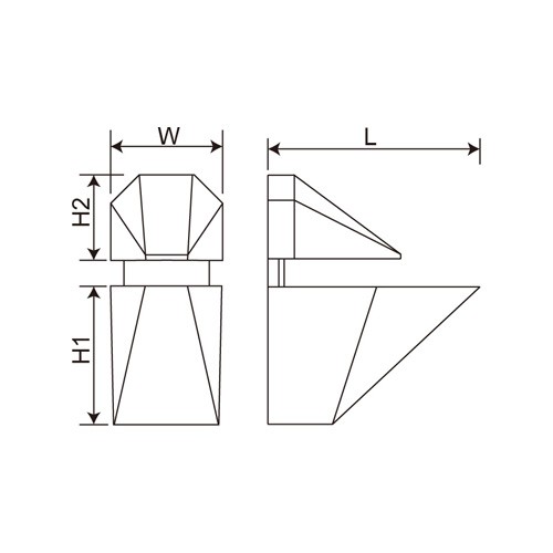 Zinc Alloy Shelf Bracket (GC-F2)