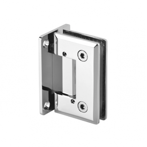 Wall Mount T Shape Full Back Plate Shower Hinge (SHT-C-AD)