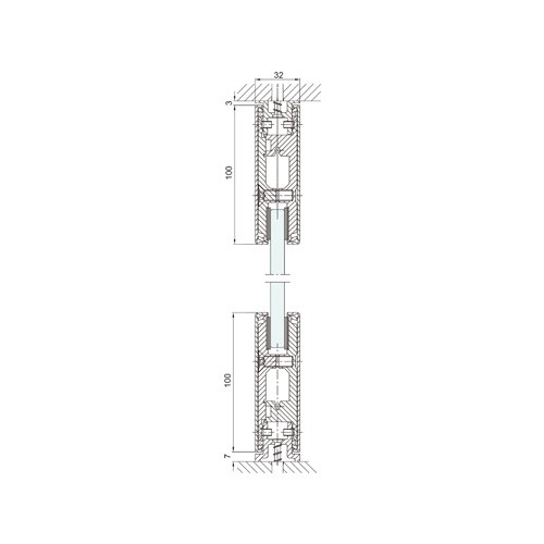Glass Door Rail