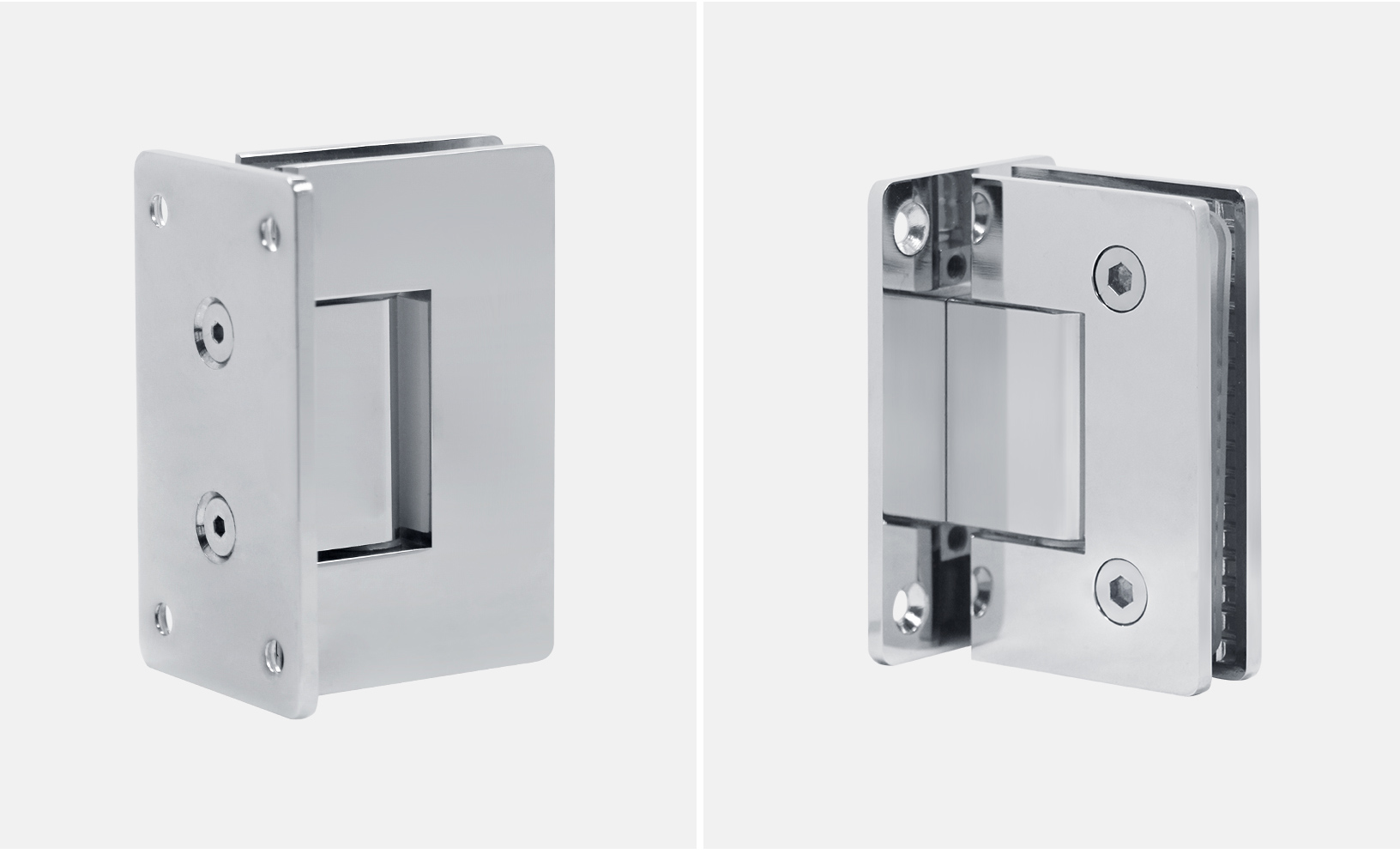 Glass to Wall T Shape 90° Shower Hinge (SHT-A-ST)
